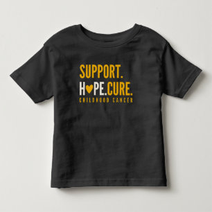 Camiseta De Bebé cura de esperanza de apoyo al cáncer infantil Todd