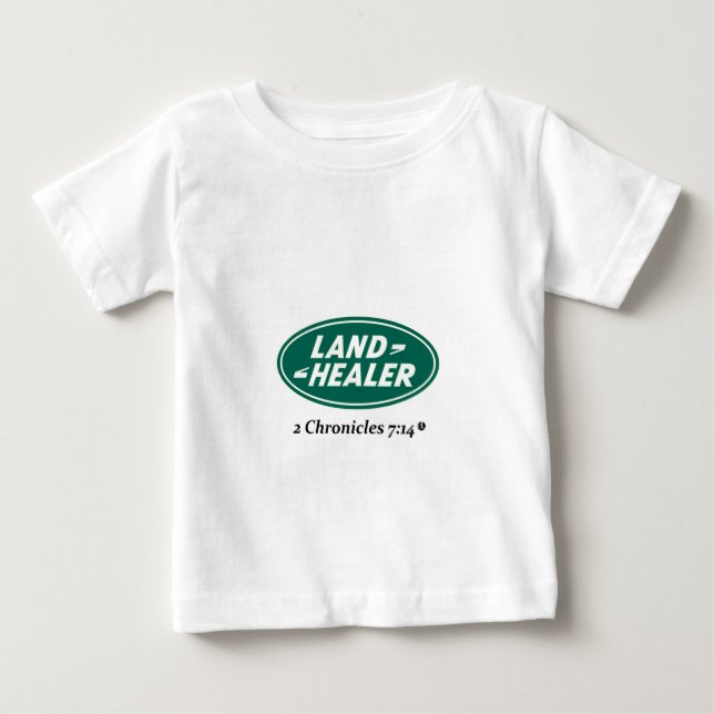 Camiseta De Bebé Curador de la tierra: Parodia de Land Rover (Anverso)