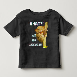 Camiseta De Bebé Curioso Misericordioso ¿Qué Estás Mirando?