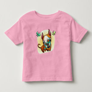 Camiseta De Bebé Curioso perro toro-terrer
