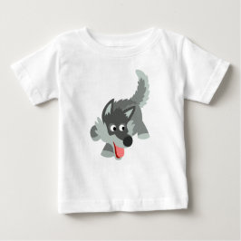 Camiseta De Bebé Curioso Personalizado Lobo Bebé Camiseta