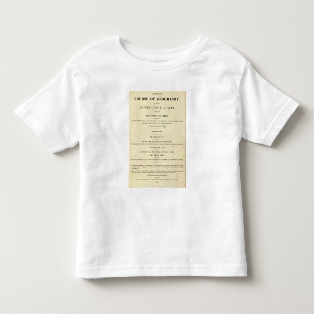 Camiseta De Bebé Curso completo de la página de título de la (Anverso)