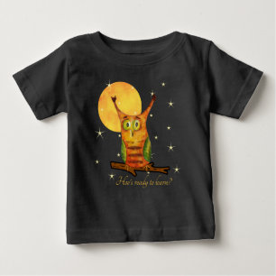 Camiseta De Bebé Curso de año escolar con el nombre de color de agu