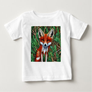 Camiseta De Bebé Curte Little Wilderness Fox