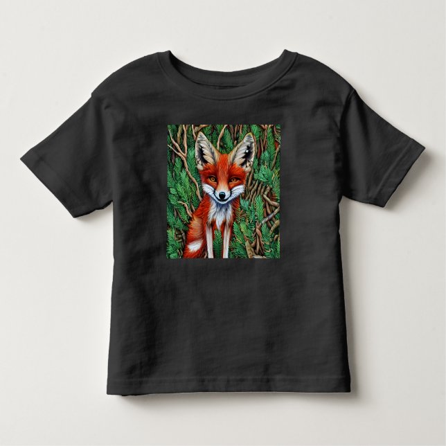 Camiseta De Bebé Curte Little Wilderness Fox (Anverso)
