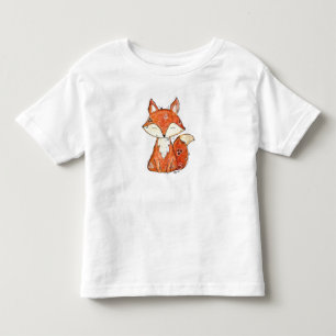 Camiseta De Bebé Curte Whimsical Fox