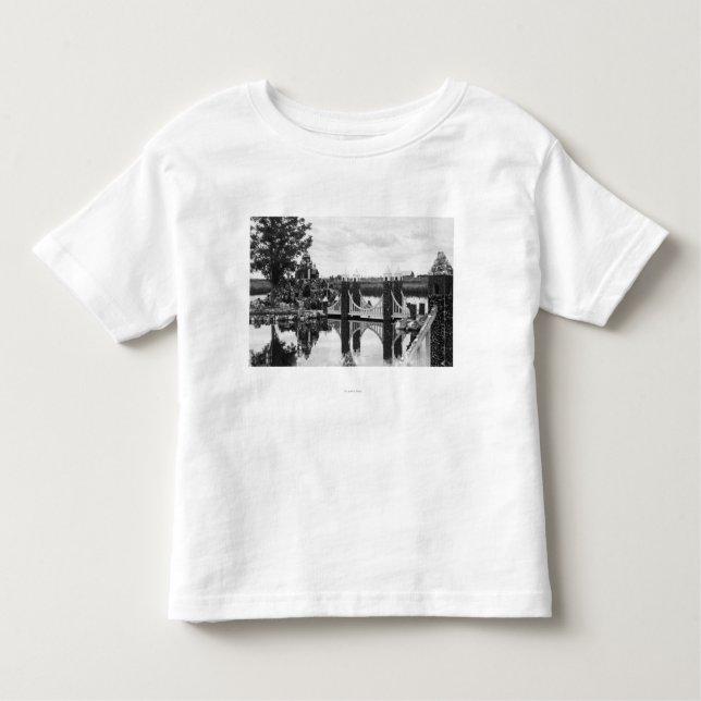 Camiseta De Bebé Curva, fotografía del jardín de piedras de Oregon (Anverso)