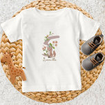 Camiseta De Bebé Custom Birthday T-Shirt for Kids - Boy or Girl<br><div class="desc">Discover our adorable t-shirt for kids, perfect for celebrating every month of your little one's growth! Featuring a cuddly animal design and the option to personalize it with your child's name, this t-shirt makes for a unique and special gift. Ideal for birthdays, christenings, or simply to make every day a...</div>