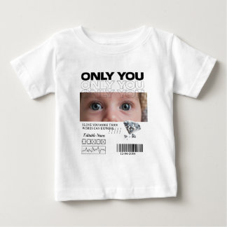 Camiseta De Bebé Custom Image, name & Text | Personalized