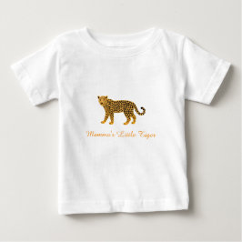 Camiseta De Bebé Custom Name Kids T-Shirt – Cute Tiger Design