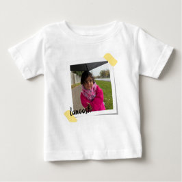 Camiseta De Bebé Custom Photo & Name Kids T-Shirt