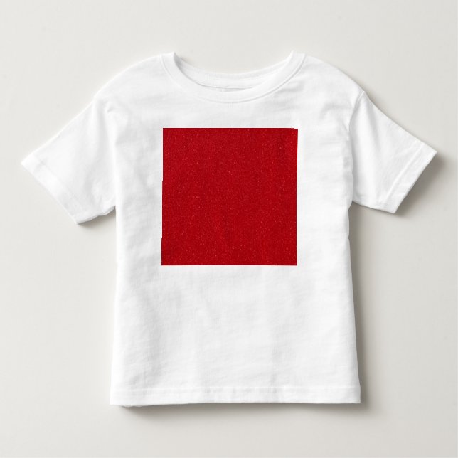 Camiseta De Bebé Custom Tomato Red Toddler Tee (Anverso)
