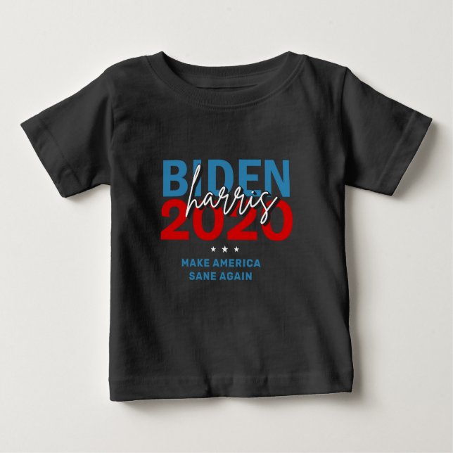 Camiseta De Bebé Cuta de campaña demócrata de Biden Harris 2020 (Anverso)