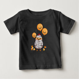 Camiseta De Bebé Cuta Halloween Mummy Chick