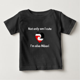 Camiseta De Bebé Cuta y maorí
