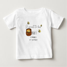 Camiseta De Bebé Cute Abejorro Tan Dulce Para Ser Uno Cumpleaños 1