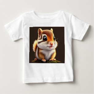 Camiseta De Bebé Cute Adorable Chipmunk
