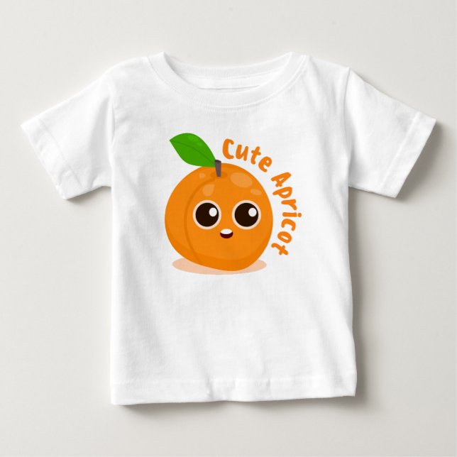 Camiseta De Bebé Cute albaricoque  (Anverso)