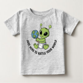 Camiseta De Bebé Cute Alien