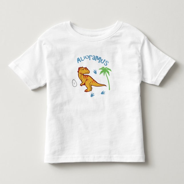 Camiseta De Bebé Cute Alioramus (Anverso)