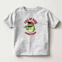 Camiseta De Bebé Cute Angry Frog