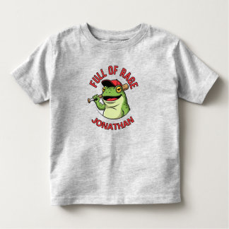 Camiseta De Bebé Cute Angry Frog