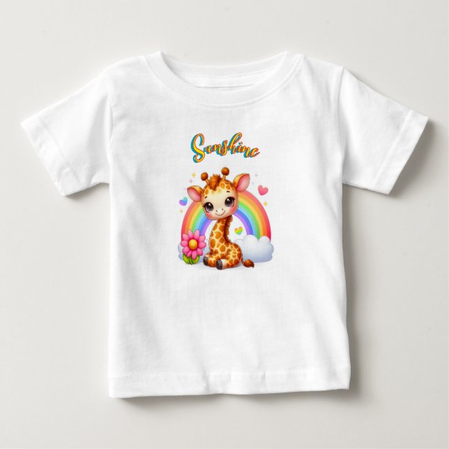 Camiseta De Bebé | Cute Animal Graphic Tee for Toddlers (Anverso)