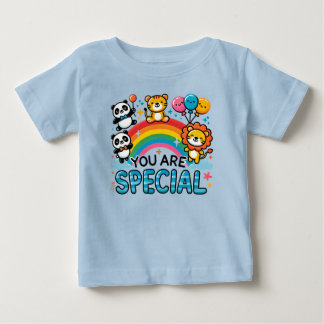 Camiseta De Bebé Cute Animals Rainbow Special Toddler Infant