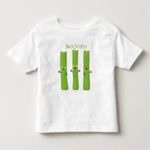 Camiseta De Bebé Cute apio palitos trio verduras personalizados