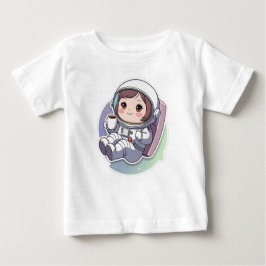 Camiseta De Bebé Cute Astronaut