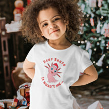 Cute Axolotl Santa It no fui yo Navidades