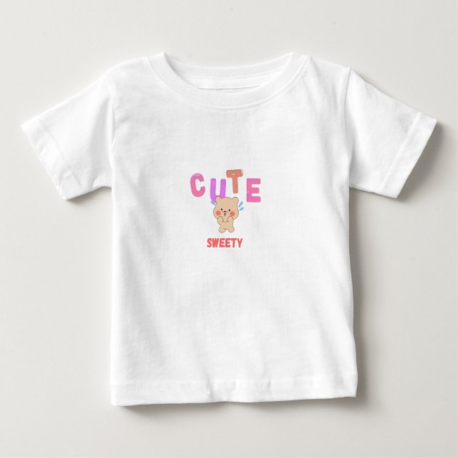 Camiseta De Bebé Cute baby (Anverso)