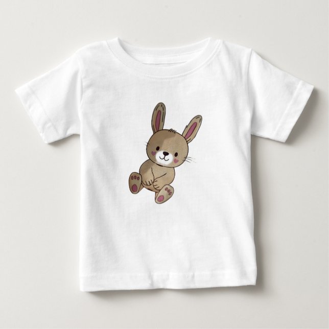 Camiseta De Bebé Cute Baby Animals T-Shirt (Anverso)