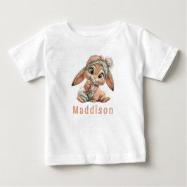 Camiseta De Bebé Cute Baby Bunny Birthday