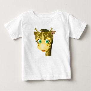 Camiseta De Bebé Cute Baby Giraffe -
