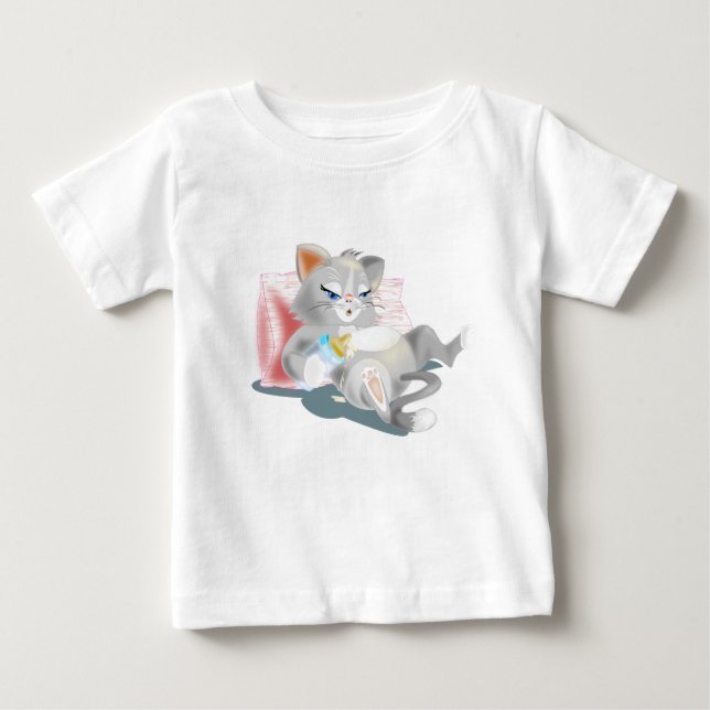 Camiseta De Bebé Cute Baby Kitty (Anverso)