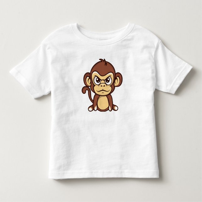 Camiseta De Bebé Cute Baby Monkey Infant T-Shirt (Anverso)
