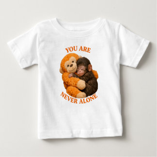 Camiseta De Bebé Cute Baby Monkey Punch with plush monkey - 