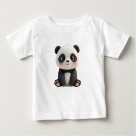 Camiseta De Bebé Cute Baby Panda T-Shirt