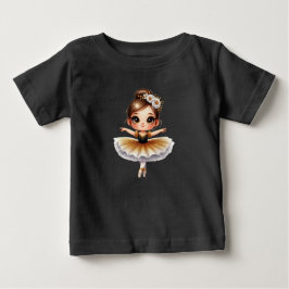 Camiseta De Bebé Cute Ballerina