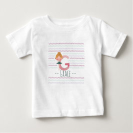 Camiseta De Bebé Cute Ballerina Plush Pink Letter G Toddler 