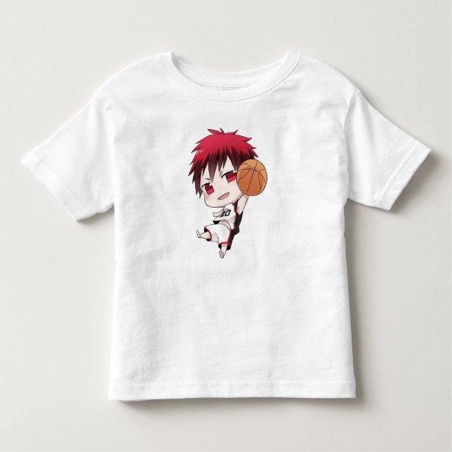 Camiseta De Bebé Cute Basketball Design (Anverso)