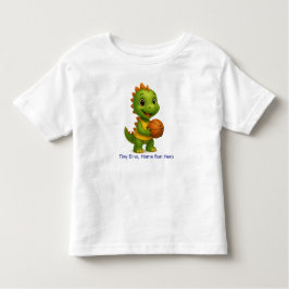 Camiseta De Bebé Cute Basketball Dino Shirt for Kids