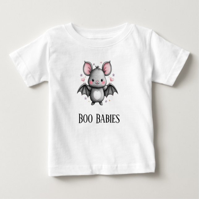 Camiseta De Bebé Cute Batty Boo Babies (Anverso)