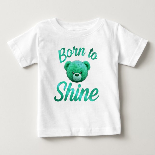 Camiseta De Bebé Cute Bear Kids T-Shirt (Anverso)