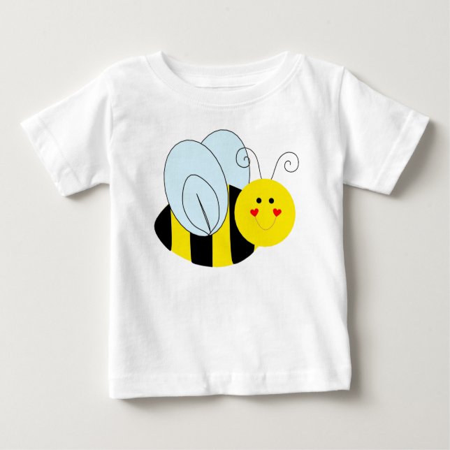 Camiseta De Bebé Cute Bee (Anverso)