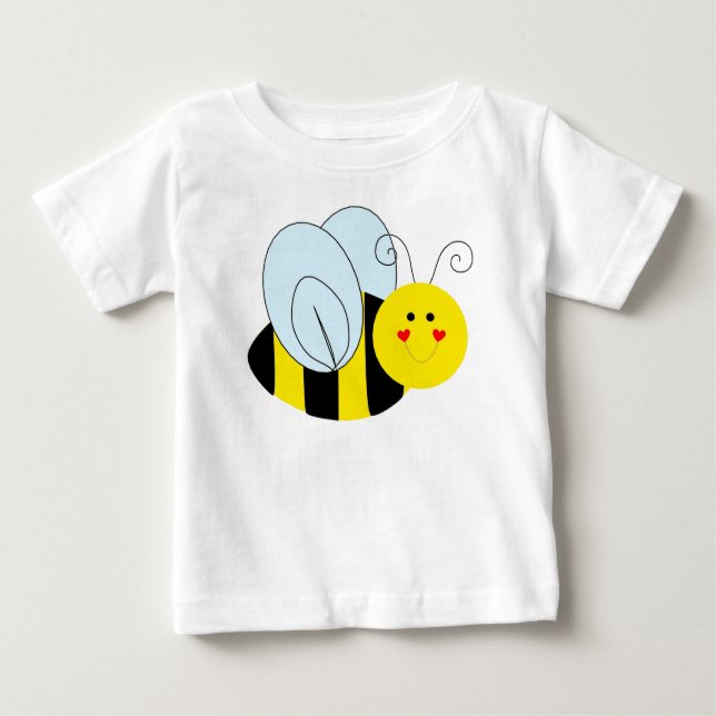 Camiseta De Bebé Cute Bee (Anverso)
