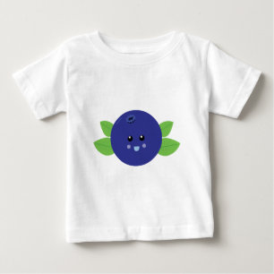 Camiseta De Bebé Cute Blueberry