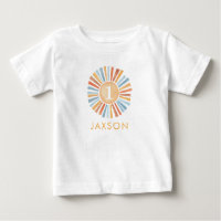 Cute Boho Sunshine Primer cumpleaños Sun T-Shirt