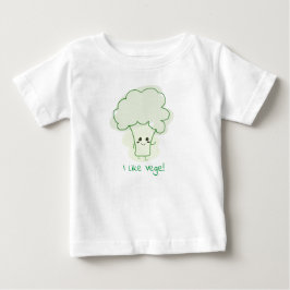 Camiseta De Bebé Cute Broccoli